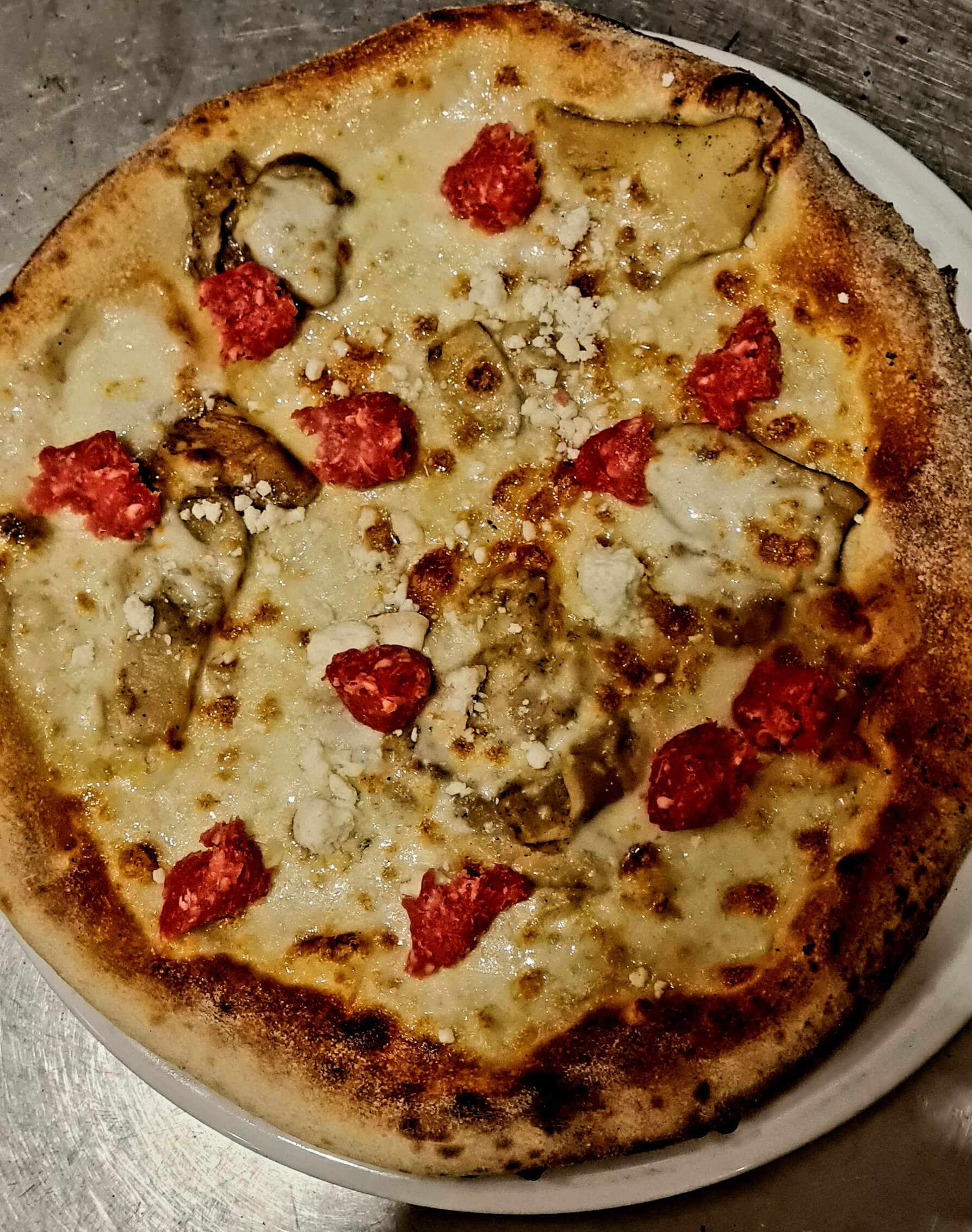 FUNGHI PORCINI SALSICCIA DI BRA