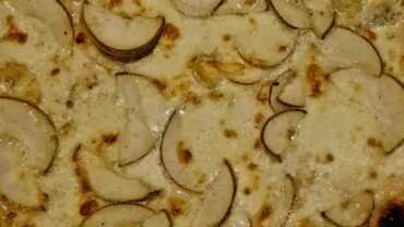 Pizza gorgonzola e pera