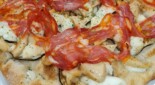 Pizza melenzane porcini pancetta
