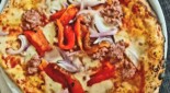 Pizza vulcano