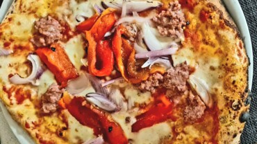 Pizza vulcano